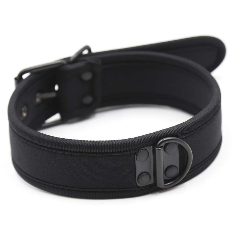 Kinky Puppy Collier en néoprène Noir